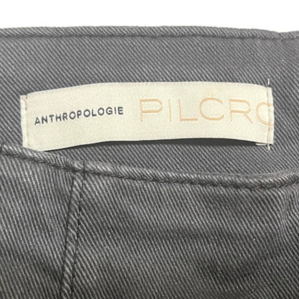 Anthropologie Pilcro and the Letterpress Gray High Rise Skinny Jeans Size 26 - Picture 8 of 9
